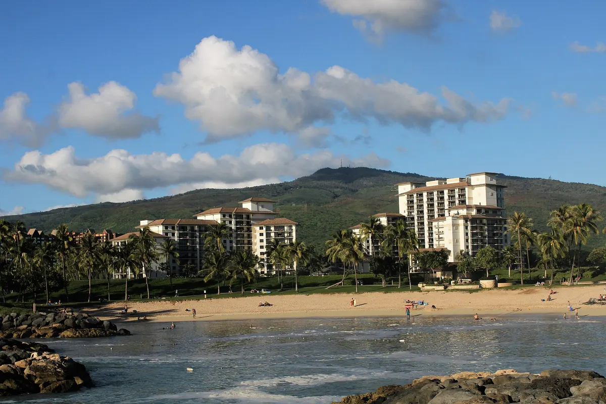 Ko Olina Beach Villas on the lagoon