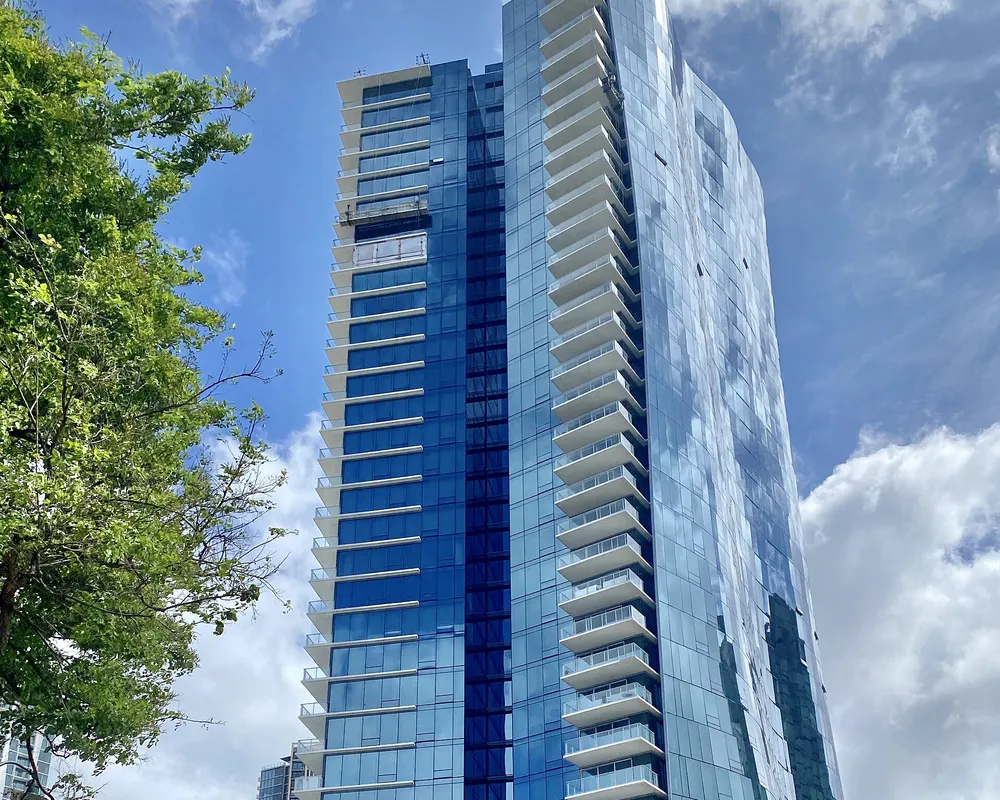 Waiea tower on Ala Moana Blvd in Kaka'ako